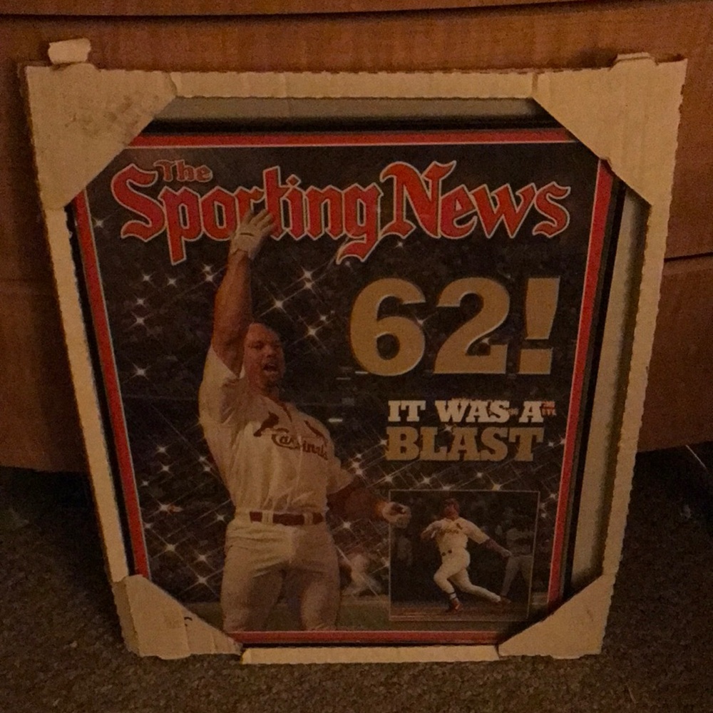 Framed The Sporting News Framed Cover - 62 it was a blast in